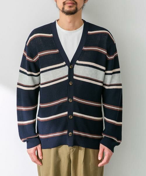 Sonny Label / サニーレーベル カーディガン・ボレロ | マルチボーダーニットカーディガン | 詳細16