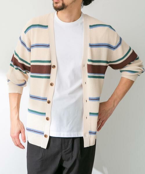 Sonny Label / サニーレーベル カーディガン・ボレロ | マルチボーダーニットカーディガン | 詳細24