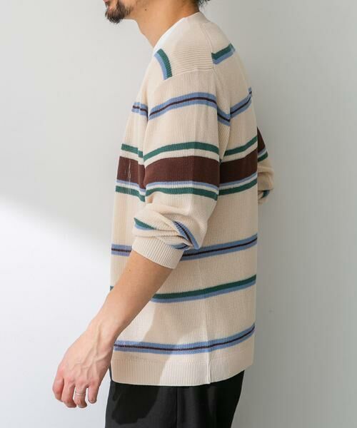 Sonny Label / サニーレーベル カーディガン・ボレロ | マルチボーダーニットカーディガン | 詳細26