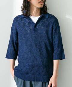 Sonny Label / サニーレーベル ニット・セーター | リサイクルポリエステルニットポロシャツ