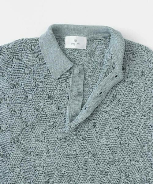 Sonny Label / サニーレーベル ニット・セーター | リサイクルポリエステルニットポロシャツ | 詳細15