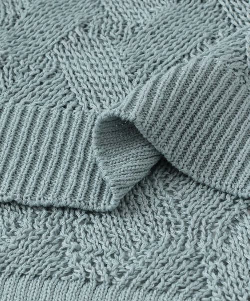 Sonny Label / サニーレーベル ニット・セーター | リサイクルポリエステルニットポロシャツ | 詳細17