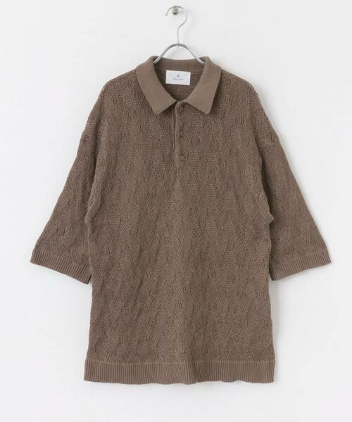 Sonny Label / サニーレーベル ニット・セーター | リサイクルポリエステルニットポロシャツ | 詳細24