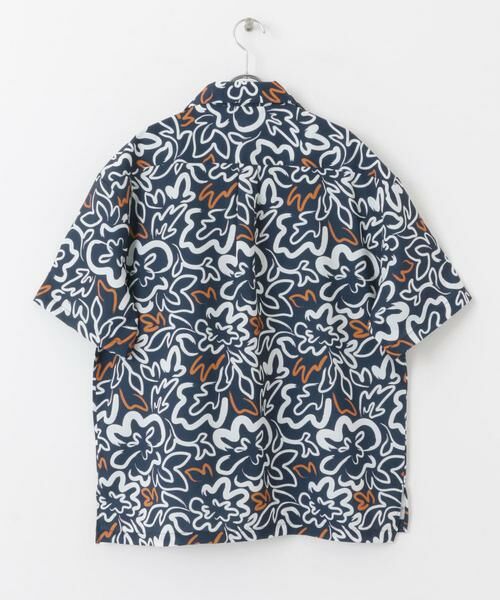 Sonny Label / サニーレーベル シャツ・ブラウス | 『接触冷感』『イージーケア』総柄プリントショートスリーブシャツ | 詳細6