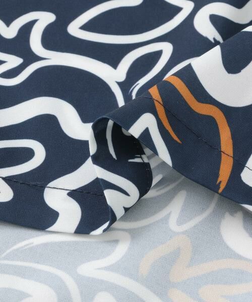 Sonny Label / サニーレーベル シャツ・ブラウス | 『接触冷感』『イージーケア』総柄プリントショートスリーブシャツ | 詳細7