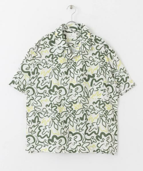 Sonny Label / サニーレーベル シャツ・ブラウス | 『接触冷感』『イージーケア』総柄プリントショートスリーブシャツ | 詳細10