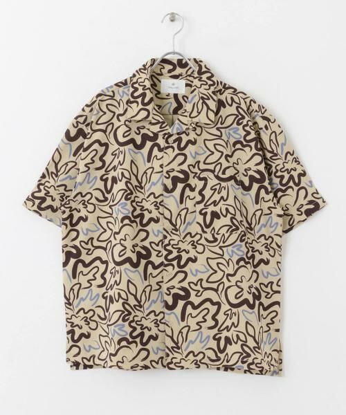 Sonny Label / サニーレーベル シャツ・ブラウス | 『接触冷感』『イージーケア』総柄プリントショートスリーブシャツ | 詳細12