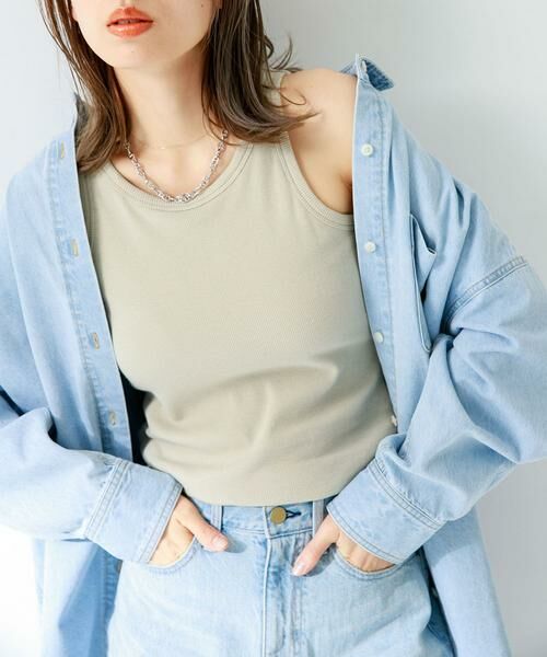 Sonny Label / サニーレーベル タンクトップ | SLAB Rib Bratop | 詳細14