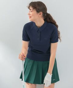 Sonny Label / サニーレーベル ポロシャツ | OOPS　半袖ラグランニットポロシャツ