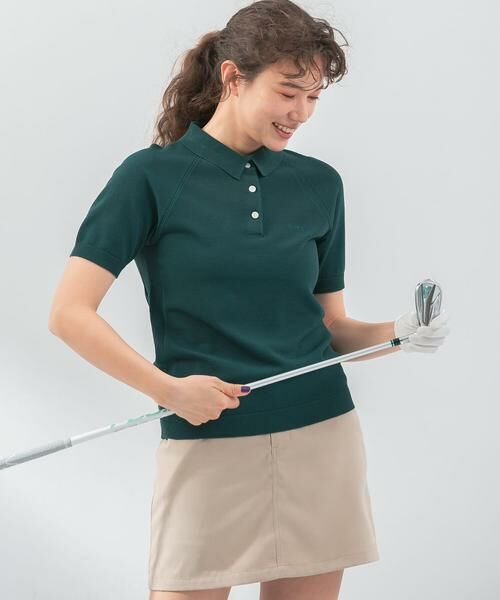 Sonny Label / サニーレーベル ポロシャツ | OOPS　半袖ラグランニットポロシャツ | 詳細2