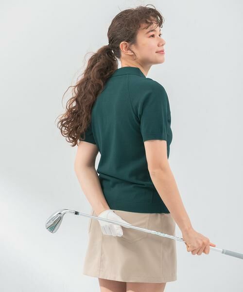 Sonny Label / サニーレーベル ポロシャツ | OOPS　半袖ラグランニットポロシャツ | 詳細3