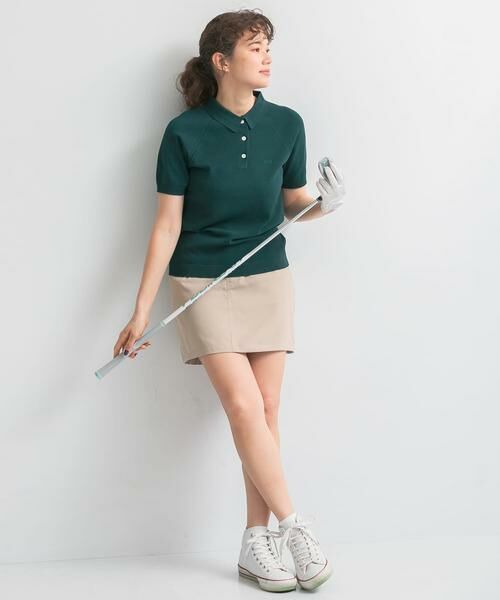Sonny Label / サニーレーベル ポロシャツ | OOPS　半袖ラグランニットポロシャツ | 詳細5