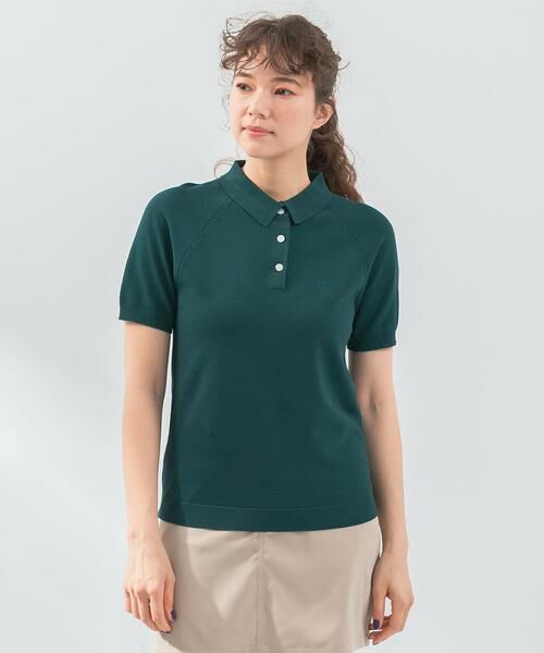 Sonny Label / サニーレーベル ポロシャツ | OOPS　半袖ラグランニットポロシャツ | 詳細9