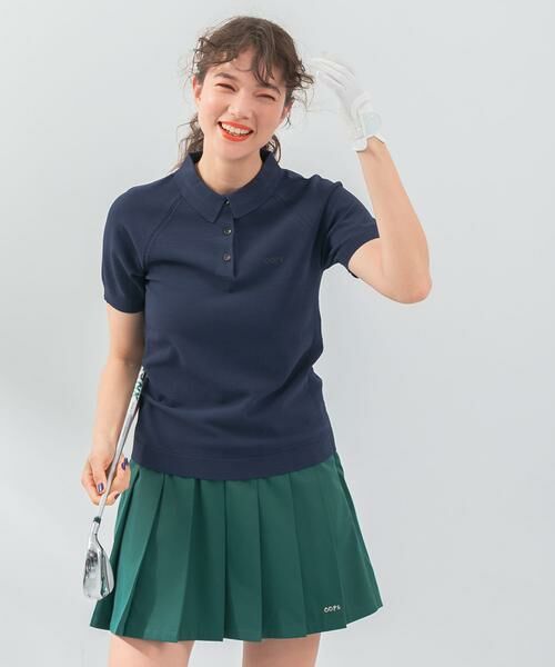 Sonny Label / サニーレーベル ポロシャツ | OOPS　半袖ラグランニットポロシャツ | 詳細14