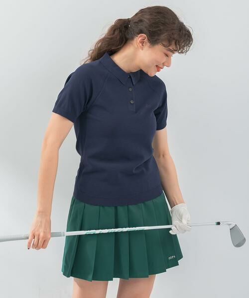 Sonny Label / サニーレーベル ポロシャツ | OOPS　半袖ラグランニットポロシャツ | 詳細15