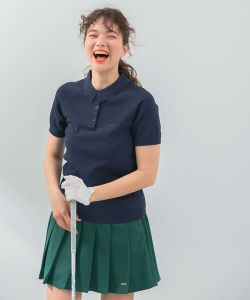 Sonny Label / サニーレーベル ポロシャツ | OOPS　半袖ラグランニットポロシャツ | 詳細16