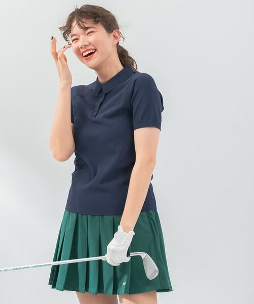 Sonny Label / サニーレーベル ポロシャツ | OOPS　半袖ラグランニットポロシャツ | 詳細18