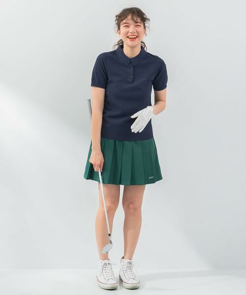 Sonny Label / サニーレーベル ポロシャツ | OOPS　半袖ラグランニットポロシャツ | 詳細19