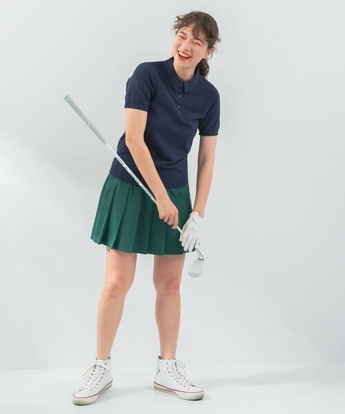 Sonny Label / サニーレーベル ポロシャツ | OOPS　半袖ラグランニットポロシャツ | 詳細21