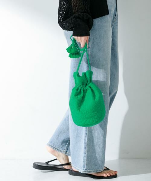 Sonny Label / サニーレーベル ショルダーバッグ | エンブロイダリーコットンポシェット | 詳細5