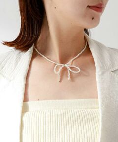 Sonny Label / サニーレーベル ネックレス・ペンダント・チョーカー | ビーズリボンネックレス