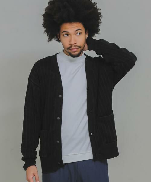 Sonny Label/サニーレーベル コンチョボタンニットカーディガン スミクロ M Sonny Label/サニーレーベル コンチョボタンニットカーディガン スミクロ M