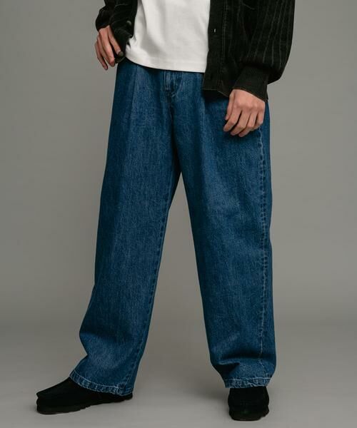 Sonny Label / サニーレーベル デニムパンツ | タックワイドデニムパンツ | 詳細2