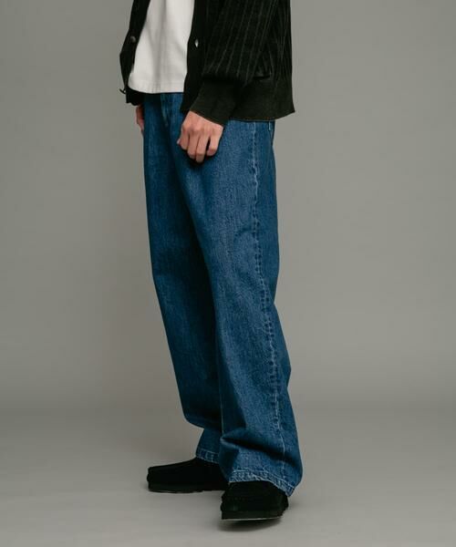 Sonny Label / サニーレーベル デニムパンツ | タックワイドデニムパンツ | 詳細3