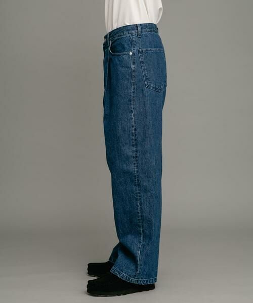 Sonny Label / サニーレーベル デニムパンツ | タックワイドデニムパンツ | 詳細9
