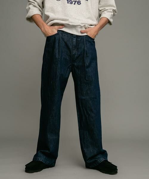 Sonny Label / サニーレーベル デニムパンツ | タックワイドデニムパンツ | 詳細25