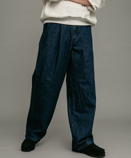 Sonny Label / サニーレーベル デニムパンツ | タックワイドデニムパンツ | 詳細26