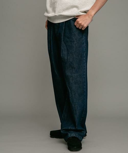 Sonny Label / サニーレーベル デニムパンツ | タックワイドデニムパンツ | 詳細28