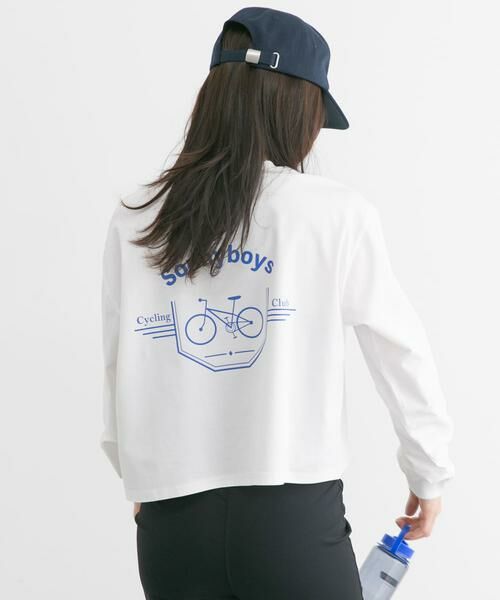 Sonny Label / サニーレーベル Tシャツ | SLAB　motif print long-t-shirts | 詳細3