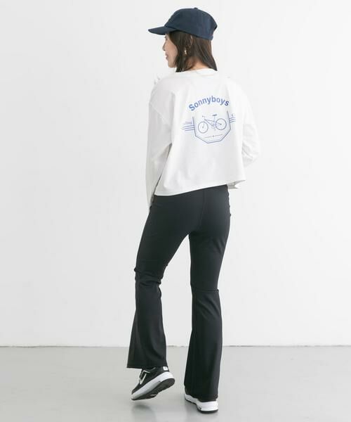 Sonny Label / サニーレーベル Tシャツ | SLAB　motif print long-t-shirts | 詳細6