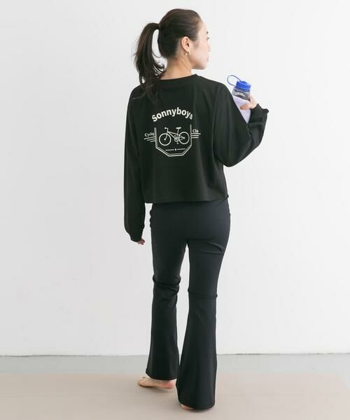 Sonny Label / サニーレーベル Tシャツ | SLAB　motif print long-t-shirts | 詳細22