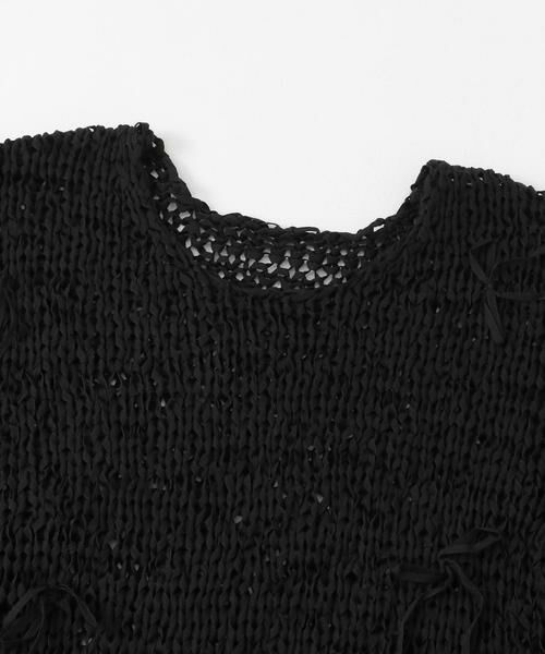 Sonny Label / サニーレーベル ニット・セーター | テープヤーンリボンニット | 詳細5