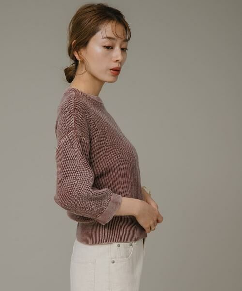 Sonny Label / サニーレーベル ニット・セーター | ピグメントアゼニット | 詳細4