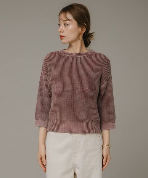 Sonny Label / サニーレーベル ニット・セーター | ピグメントアゼニット | 詳細9