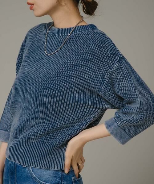 Sonny Label / サニーレーベル ニット・セーター | ピグメントアゼニット | 詳細14