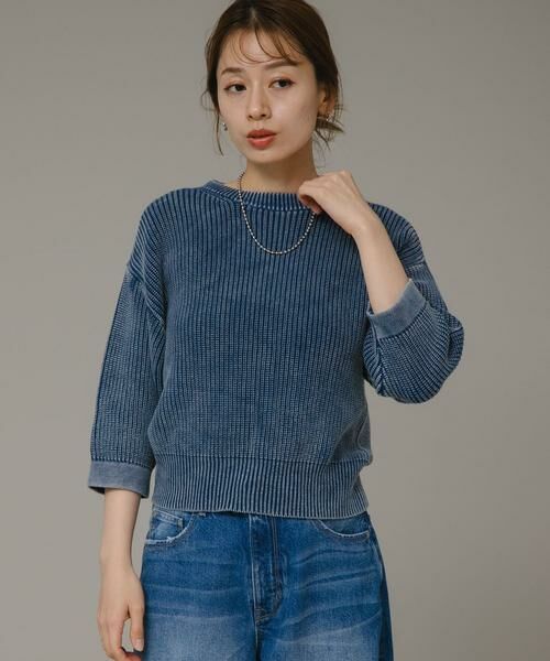 Sonny Label / サニーレーベル ニット・セーター | ピグメントアゼニット | 詳細15