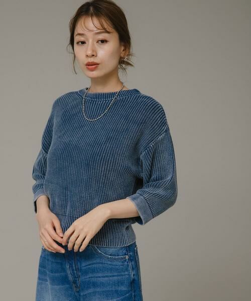 Sonny Label / サニーレーベル ニット・セーター | ピグメントアゼニット | 詳細16