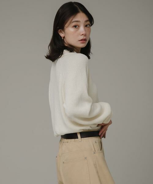 Sonny Label / サニーレーベル ニット・セーター | ポロシャツニットボーダープルオーバー | 詳細4