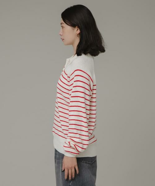Sonny Label / サニーレーベル ニット・セーター | ポロシャツニットボーダープルオーバー | 詳細19