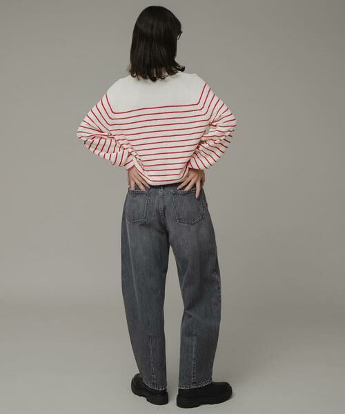 Sonny Label / サニーレーベル ニット・セーター | ポロシャツニットボーダープルオーバー | 詳細16