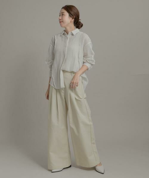 Sonny Label / サニーレーベル その他パンツ | タックワイドパンツ | 詳細6