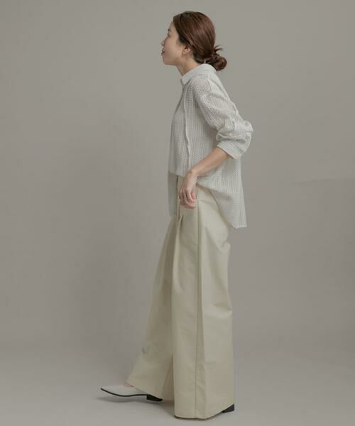 Sonny Label / サニーレーベル その他パンツ | タックワイドパンツ | 詳細7