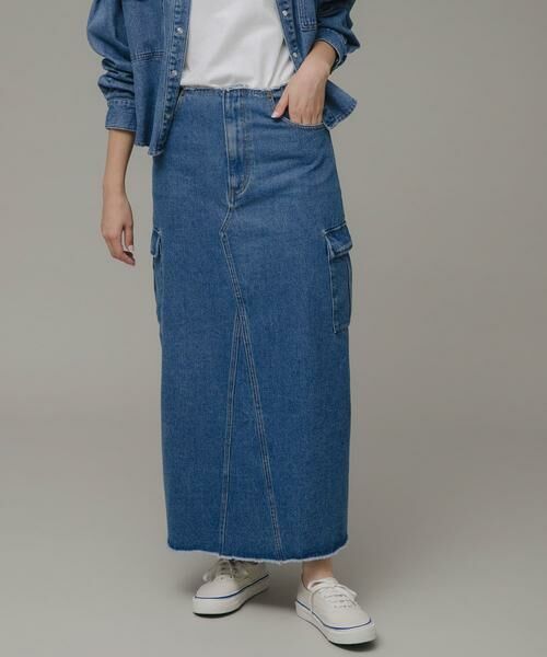 Sonny Label / サニーレーベル スカート | デニムベイカースカート | 詳細1