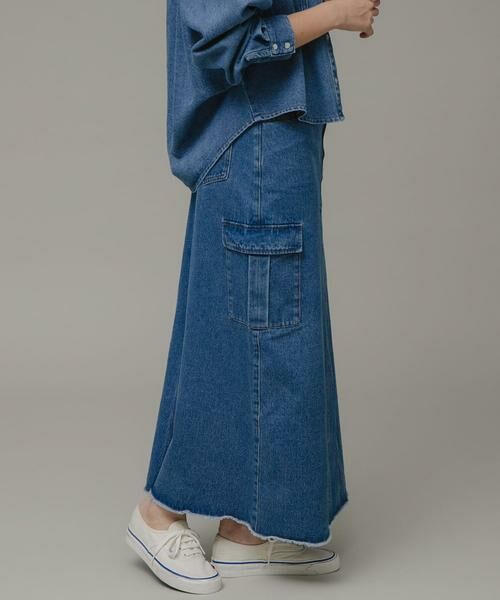 Sonny Label / サニーレーベル スカート | デニムベイカースカート | 詳細2