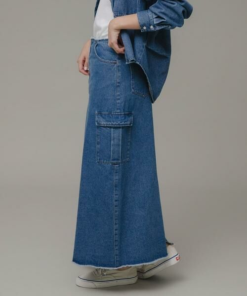 Sonny Label / サニーレーベル スカート | デニムベイカースカート | 詳細3