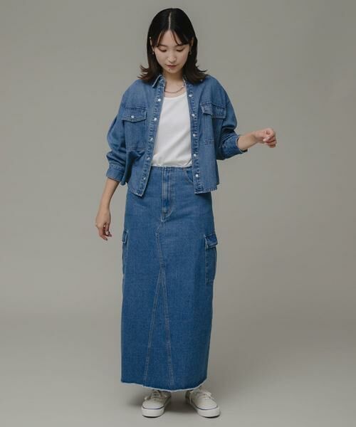 Sonny Label / サニーレーベル スカート | デニムベイカースカート | 詳細5